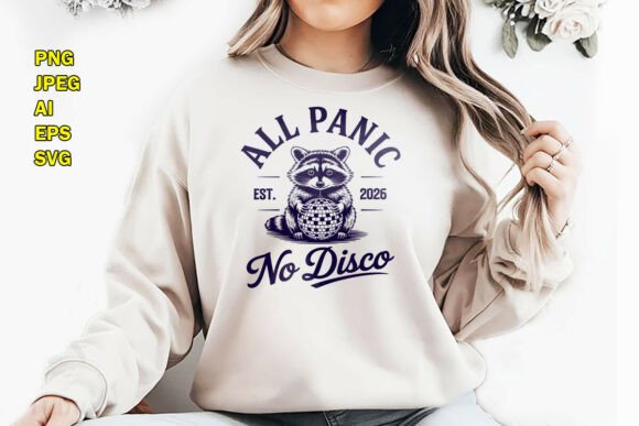 All Panic No Disco Funny Raccoon T-Shirt Graphics