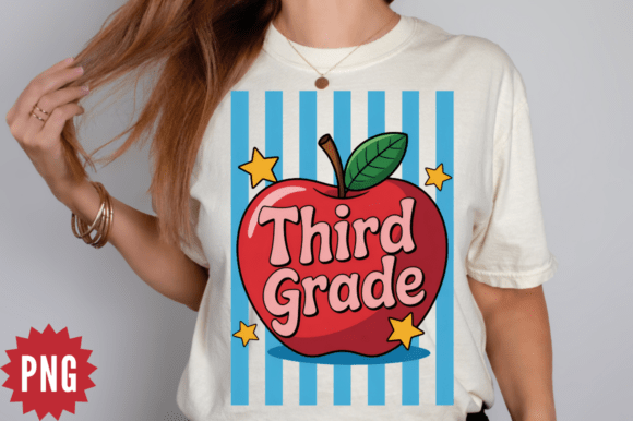 Back to School Teacher Third Grade PNG D: A Graphic Design Asset Review