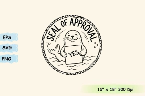 Cute Seal of Approval Embroidery Design Review