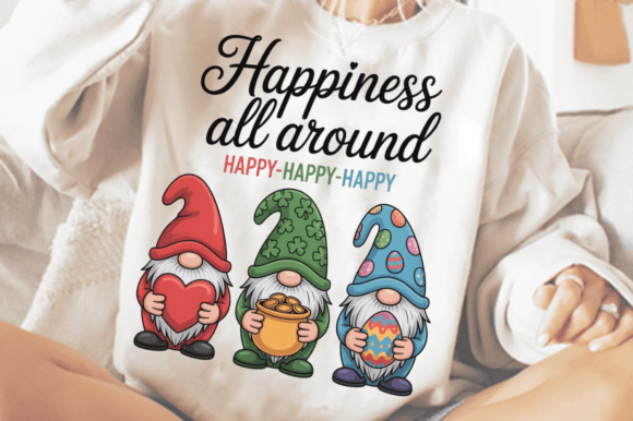 Eater Gnome Valentine’s St Patrick’s PNG – A Versatile Graphic Design Asset