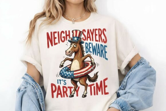 Funny Patriotic Horse Embroidery Design Review
