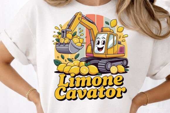 Limone Cavator Funny Lemon T-Shirt Graphics for Blog & Web Use