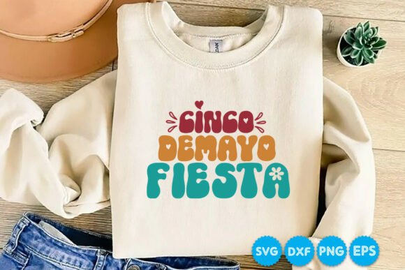 Retro Cinco De Mayo SVG Design 3 for T-Shirt Designs
