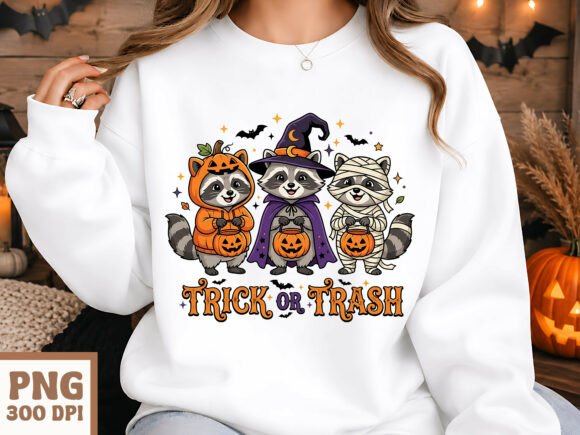 Trick or Trash Halloween Raccoon Design Review